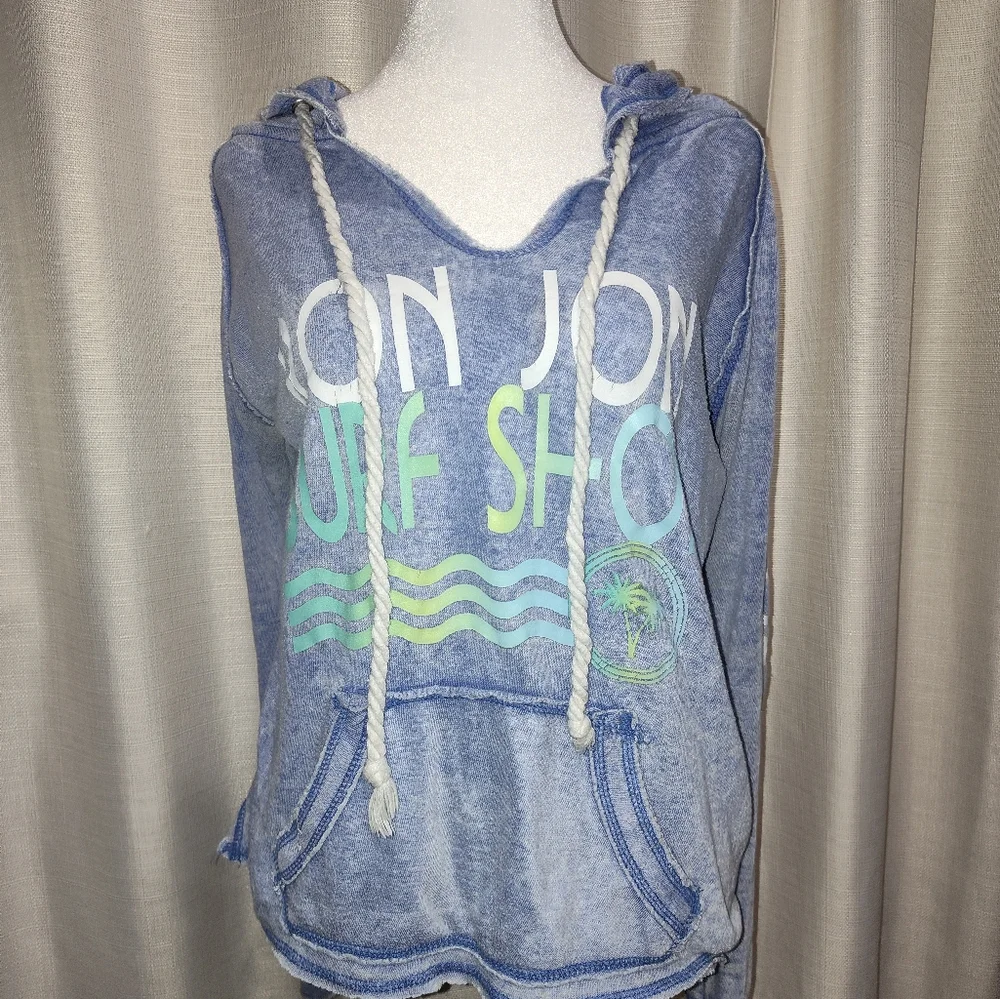 Ron Jon Blue Hooded Sweatshirt - Picture 2 of 11